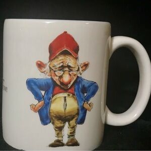 Funny Quirky Senior Citizen Character Mug